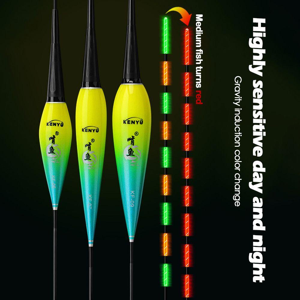 MUVAKO Phao Câu Cá Có Đèn LED Thay Đổi Màu Sắc