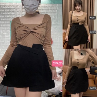 CVA016 Chân Váy A Cạp Xếp Maii Thươngg Bigsize