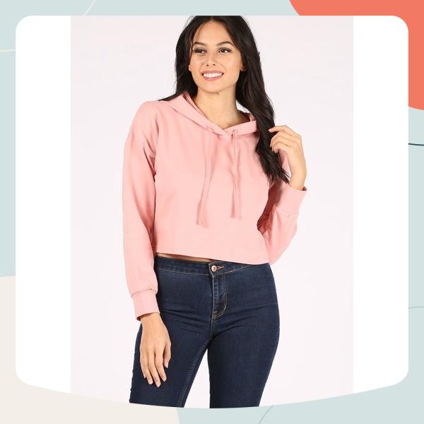 Áo chui đầu HOODIE nữ có mũ và dây rút xuất dư Mỹ
