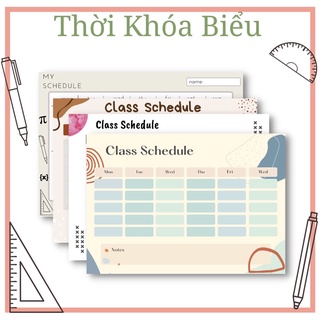 Thời khoá biểu - do octopus27 thiết kế