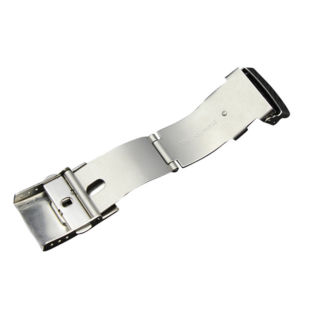 Khóa Dây Đồng Hồ Đeo Tay Bằng Thép 16mm 18mm 20mm 22mm 24mm