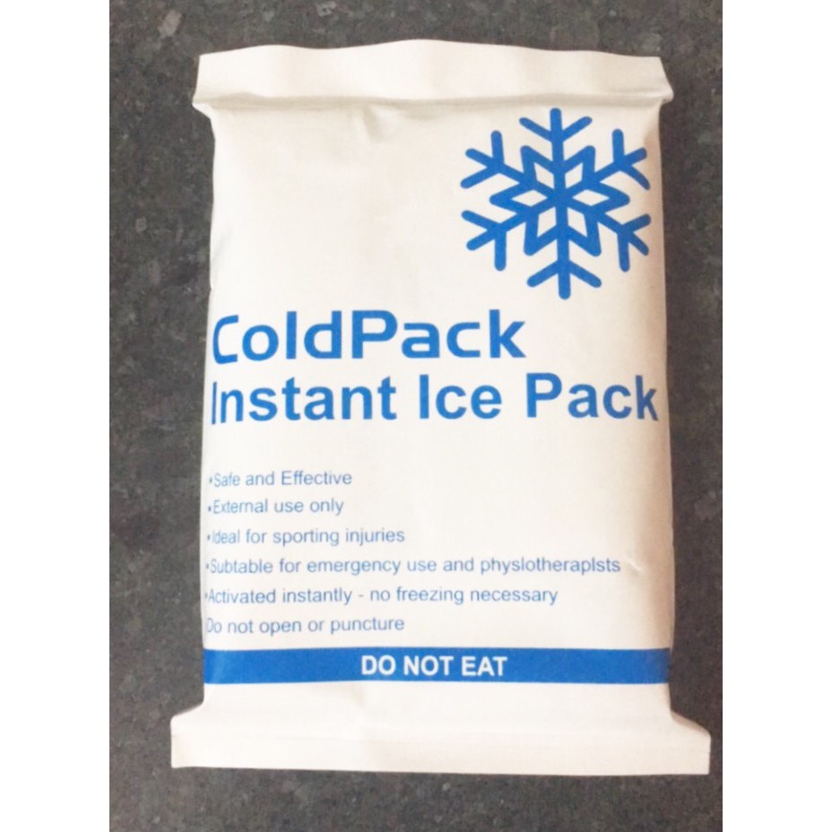 Đá khô túi Acool coldpack 500g giữ lạnh thực phẩm, sữa, chườm vết thương