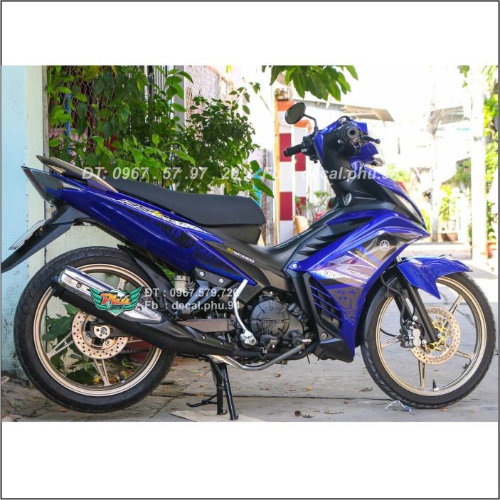 Tem Exciter 135 Lc xanh đen (V)