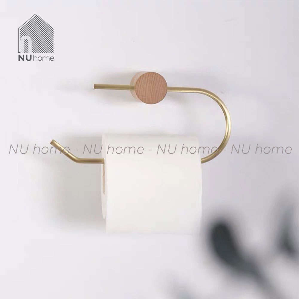 nuhome.vn | Móc treo giấy vệ sinh – Taro, được thiết kế mộc mạc và đơn giản với chất liệu gỗ tự nhiên cao cấp