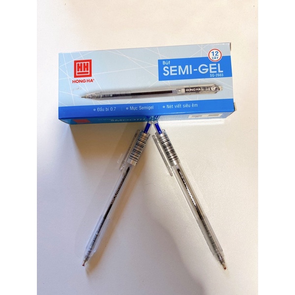 Bút Bi Hồng Hà 2603  Mực đen