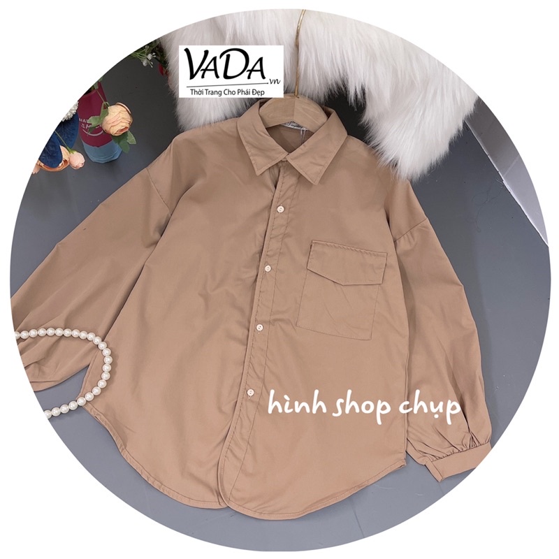 Áo sơ mi tay dài công sở đi làm , dạo phố đơn giản siêu hot phối gì cũng xinh -Thời Trang VADA (NĐ99)