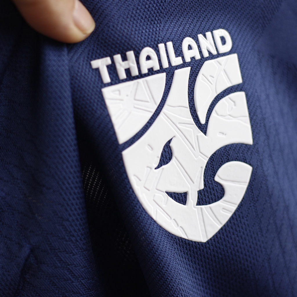 Set bộ thể thao nam Thailand màu xanh than - đồ đá banh nam ngắn tay form âu thoáng mát Leaguestore