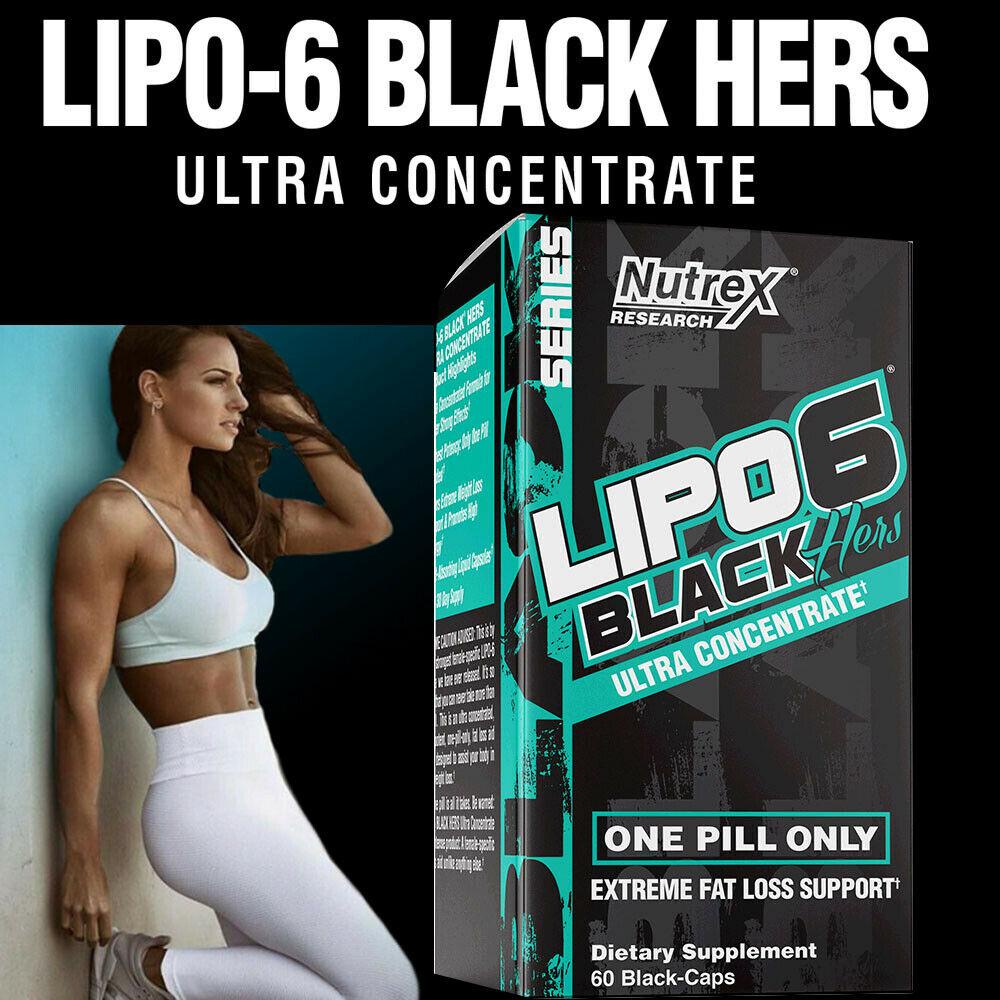 Nutrex Lipo 6 Black Her, Hỗ Trợ Giảm Mỡ Hiệu Quả, Giảm Cân Cấp Tốc, Đốt Mỡ Bụng Nhanh Dành Cho Nữ, 60 viên
