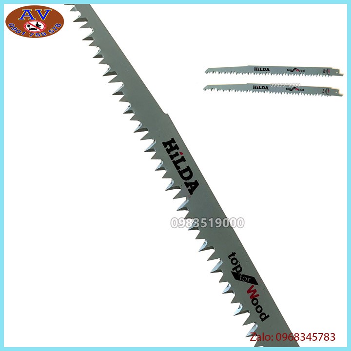 Bộ 2 lưỡi cưa kiếm Đa Năng Cắt Gỗ - Nhựa HiLDA 10''240mm