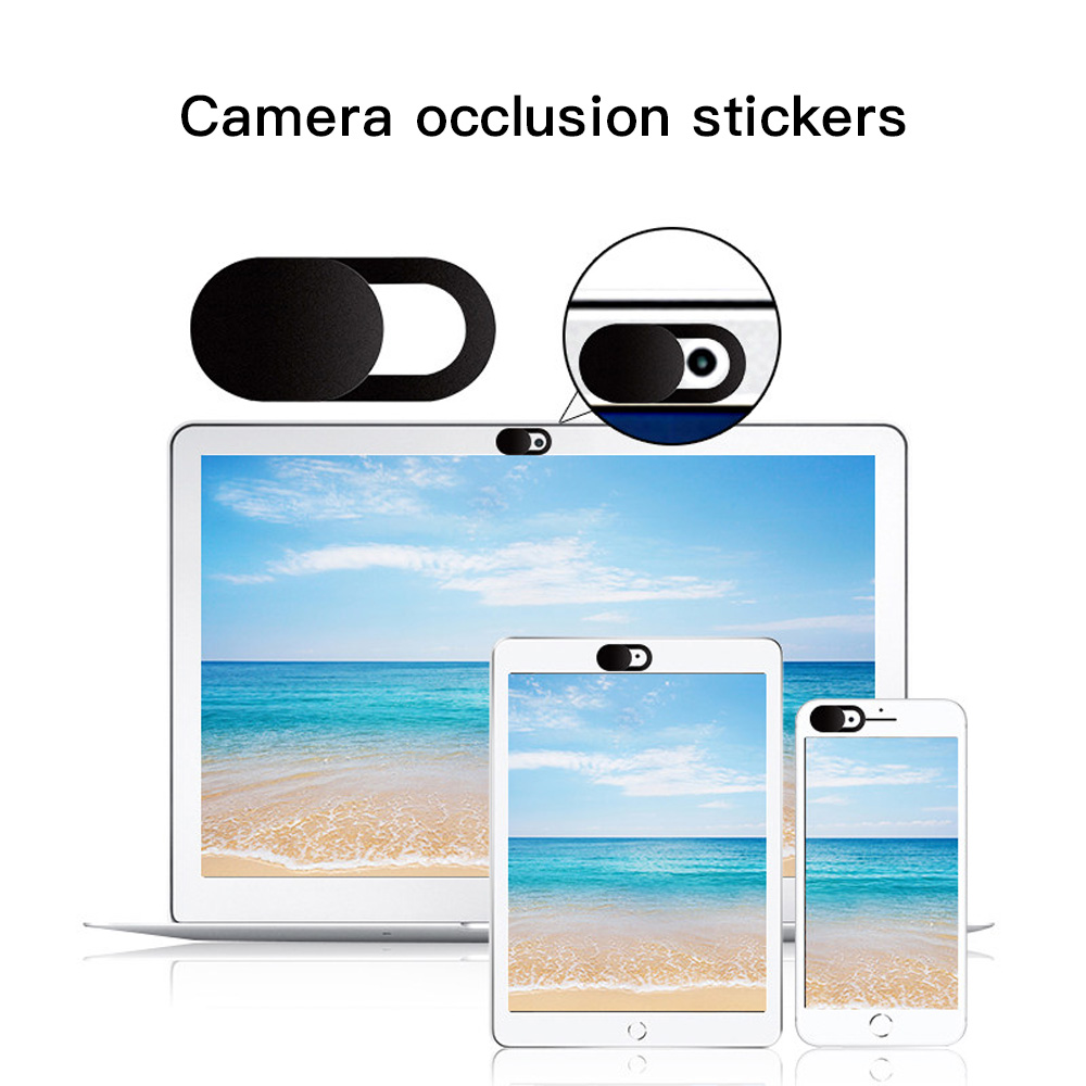 Set 3 miếng dán trượt webcam siêu mỏng bảo vệ camera cho laptop