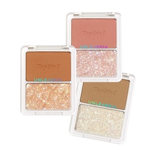 Bảng Phấn Mắt 2 Màu Ánh Nhũ Lung Linh Unleashia Tap Me Palette Duo 8.4g