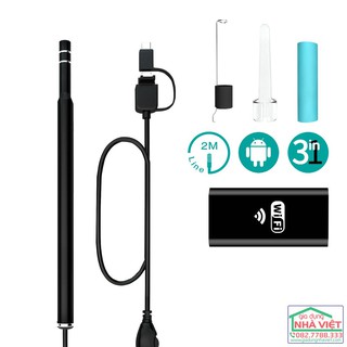 Camera nội soi tai mũi họng WiFi HD Visual Earwax Clean Tool iw99B