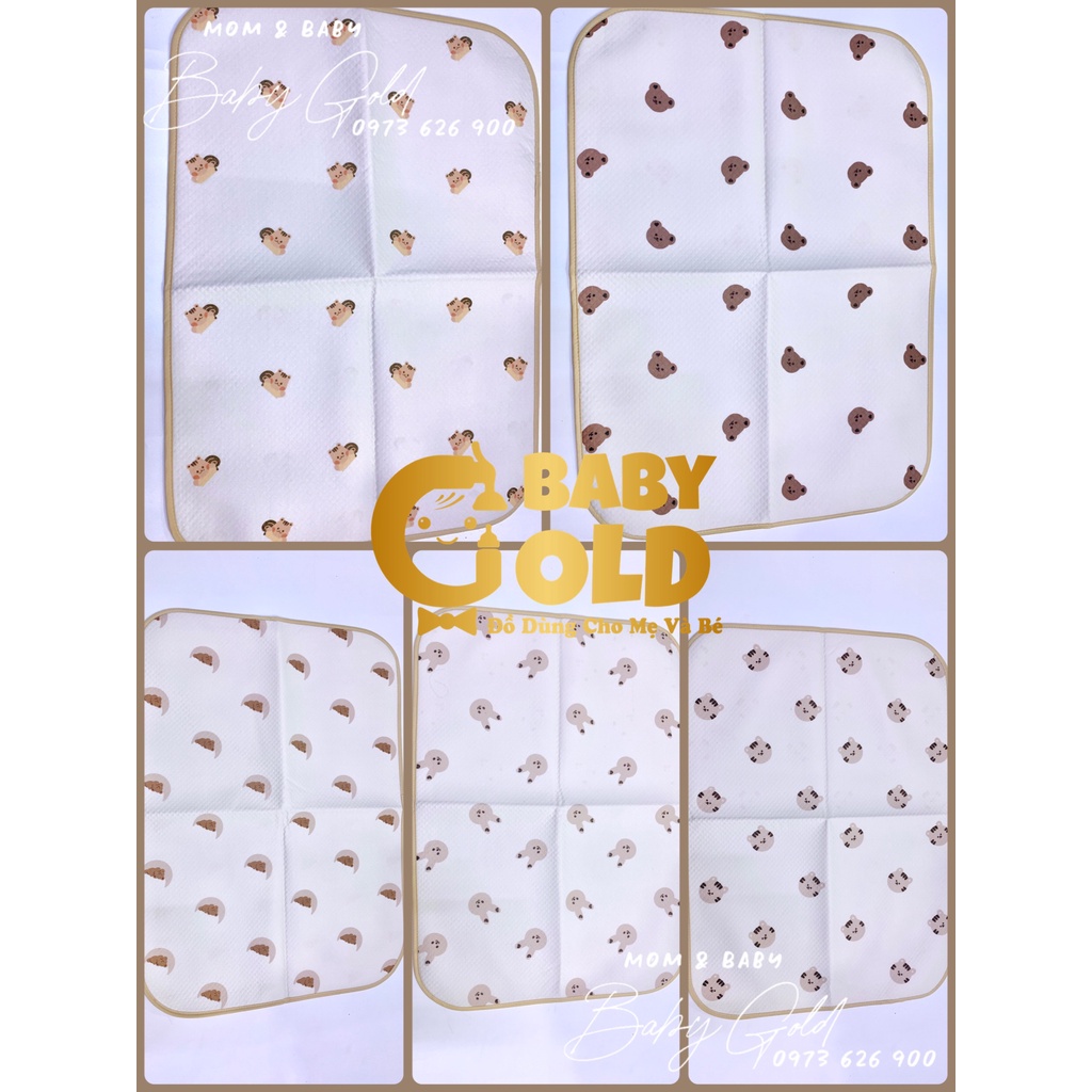 🚼 LÓT CHỐNG THẤM 4D - TRẢI GIƯỜNG, NÔI, CỦI CHO BÉ MẪU MỚI😍
