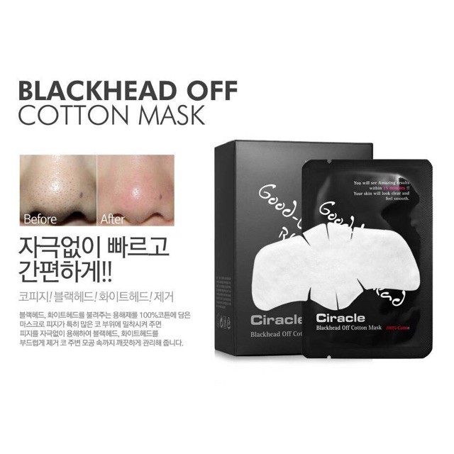 Mặt nạ đẩy mụn đầu đen Ciracle Goodbye Blackhead