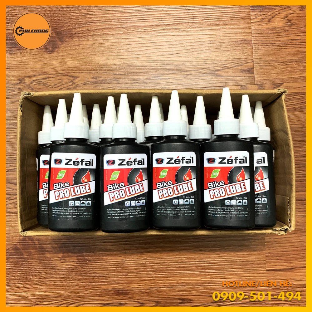 Dầu Bôi Trơn Bảo Vệ Sên Xe Đạp Thể Thao Toàn Diện Zéfal Chain Lube - Giảm Ma Sát, Tiếng Ồn Khi Chạy Xe