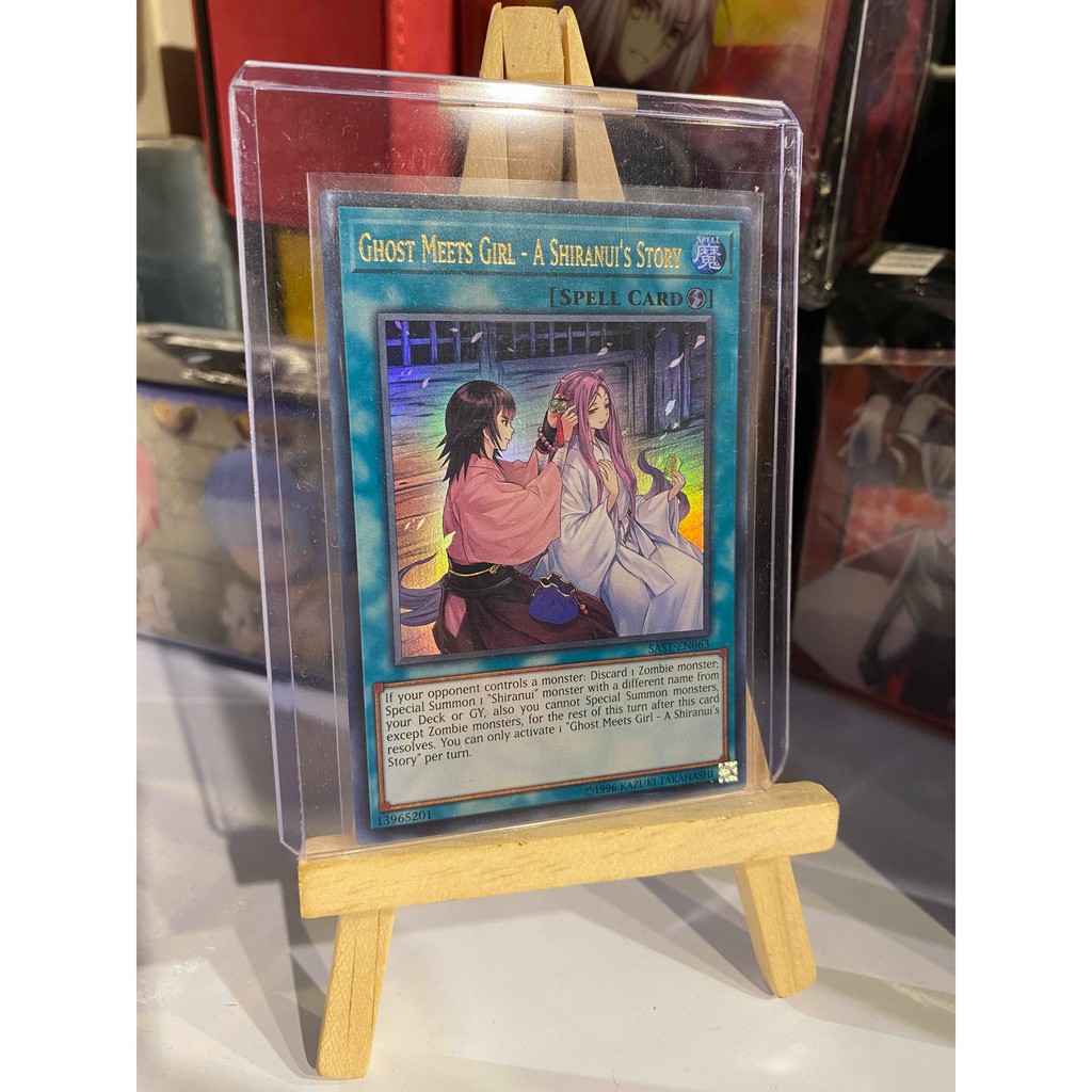 Lá bài thẻ bài Yugioh Ghost Meets Girl A Shiranui’s Story – Ultra Rare - Tặng bọc bài nhựa bảo quản