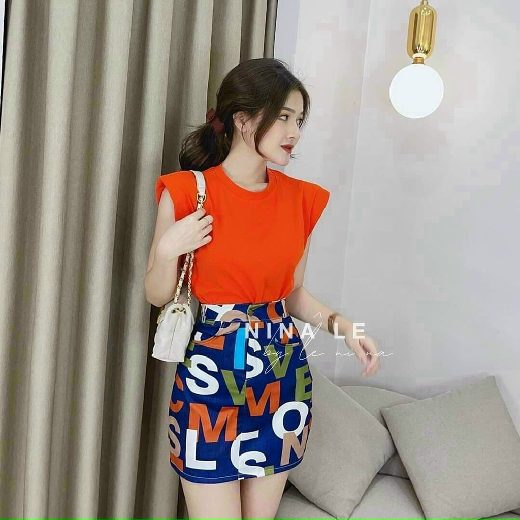 Set Đồ Nữ Đi Chơi, Áo Phông Kèm Chân Váy Thiết Kế Đi Chơi Đi Tiệc Sang Chảnh Thời Trang Nữ Xm Minh Phúc