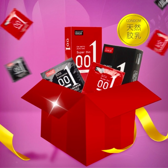 Combo 5 Hộp Bao Cao Su Juncai 001
