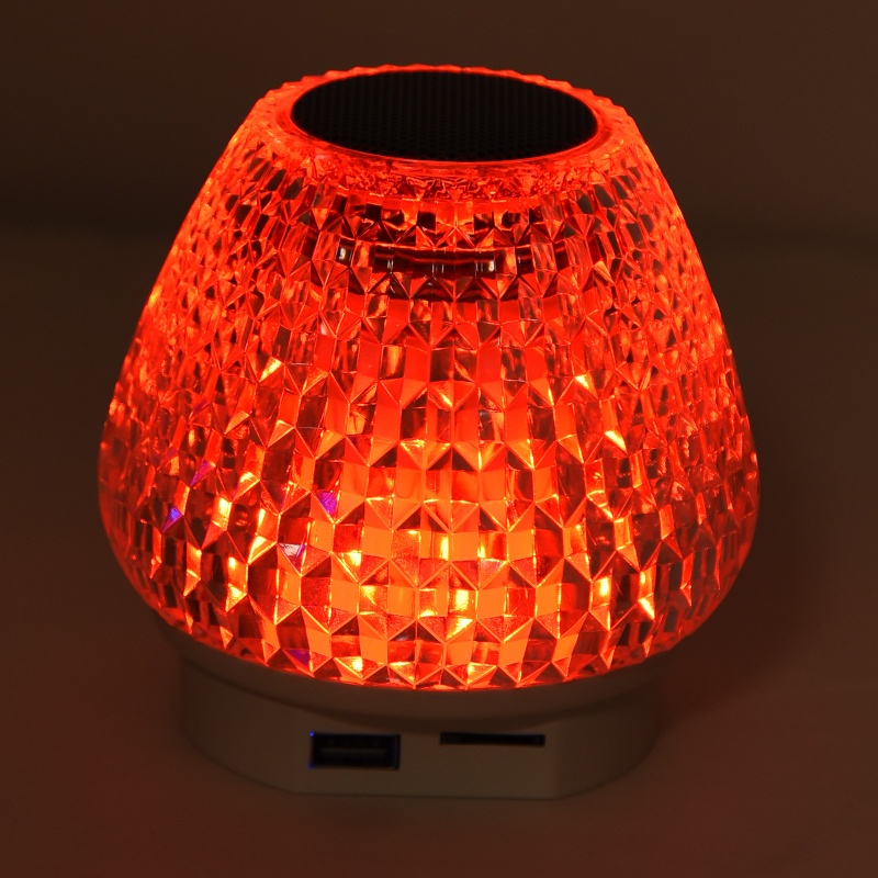 Đèn Pha Lê zzz Kết Nối Bluetooth Phát Nhạc Sáng Tạo Có Thể Sạc Lại