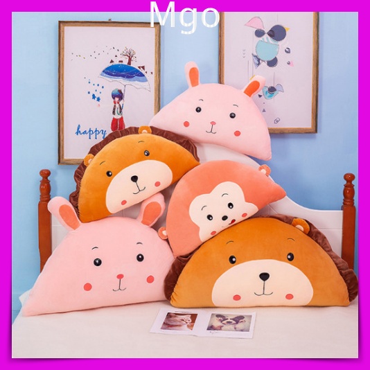 [ Mẫu Mới - Qùa Tặng Tình Yêu - Có Sẵn ] Gối ôm dài kê tựa đầu giường Hình Thú Khỉ Thỏ Sư Tử Mềm Mịn An Toàn Size 60Cm