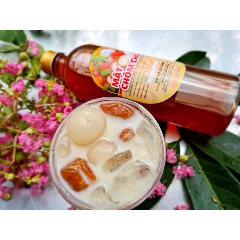 Chôm chôm chua chua ngọt ngọt giải khát thơm ngon, chai 500ml đặc sản Bến Tre