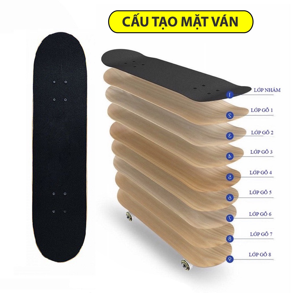 Ván Trượt Bensai Skateboard chính hãng giá tốt