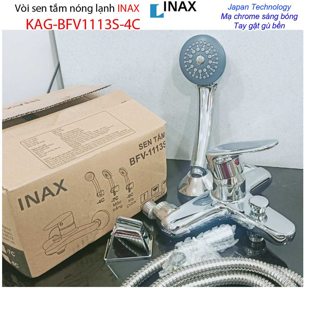 Sales 30% vòi sen tắm LInax chính hãng BFV1113S-4C, Vòi sen nóng lạnh giá tốt chất lượng tốt hiệu suất cao bền bỉ