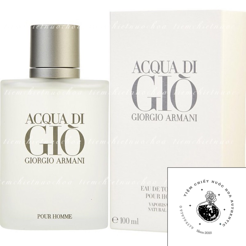 Nước Hoa Nam Giorgio Armani Acqua Di Gio Pour Homme Edt