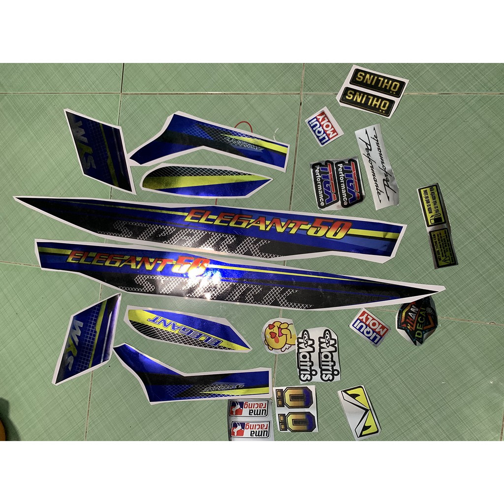 Tem elegant xanh đen spark crom