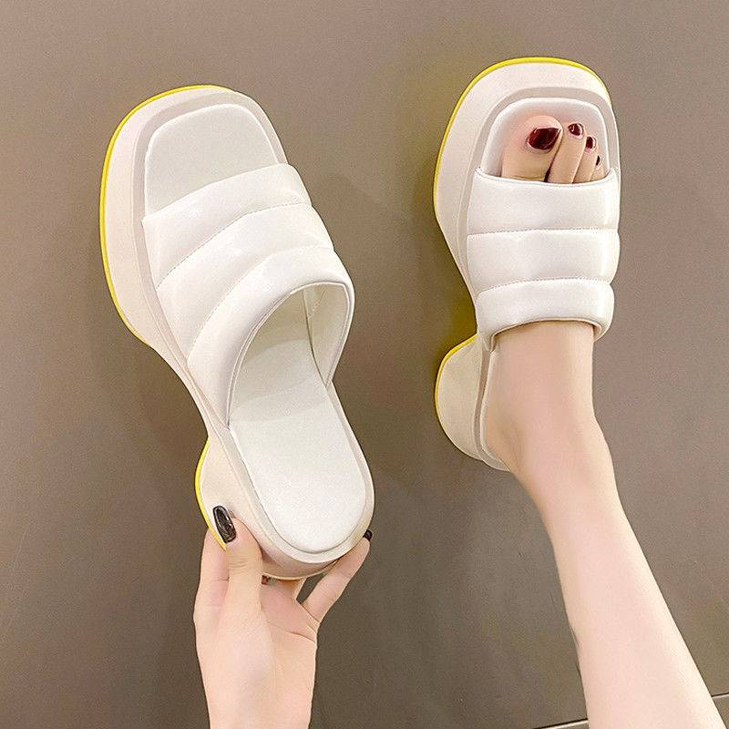 Dép Đế Dày Tăng Chiều Cao Thời Trang Mùa Hè