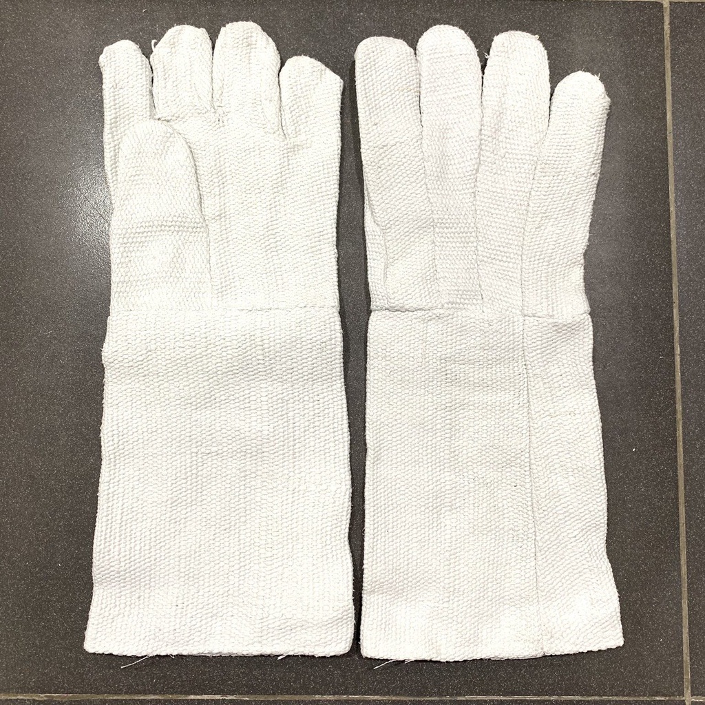 Găng tay da hàn chống nóng, chống cháy dùng trong công nhiệp luyện thép, hàn xì, hay cầm vật nóng, nhà bếp, luyện kim