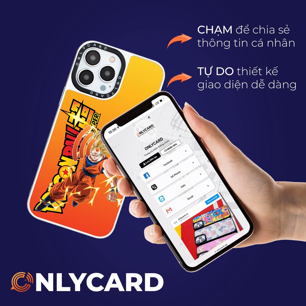 Ốp lưng thông minh ONLYCARD_GOKU_48/Dành cho các dòng IPhone 7/7plus/8/8plus/x/xr/xs/11/12/13/pro/promax