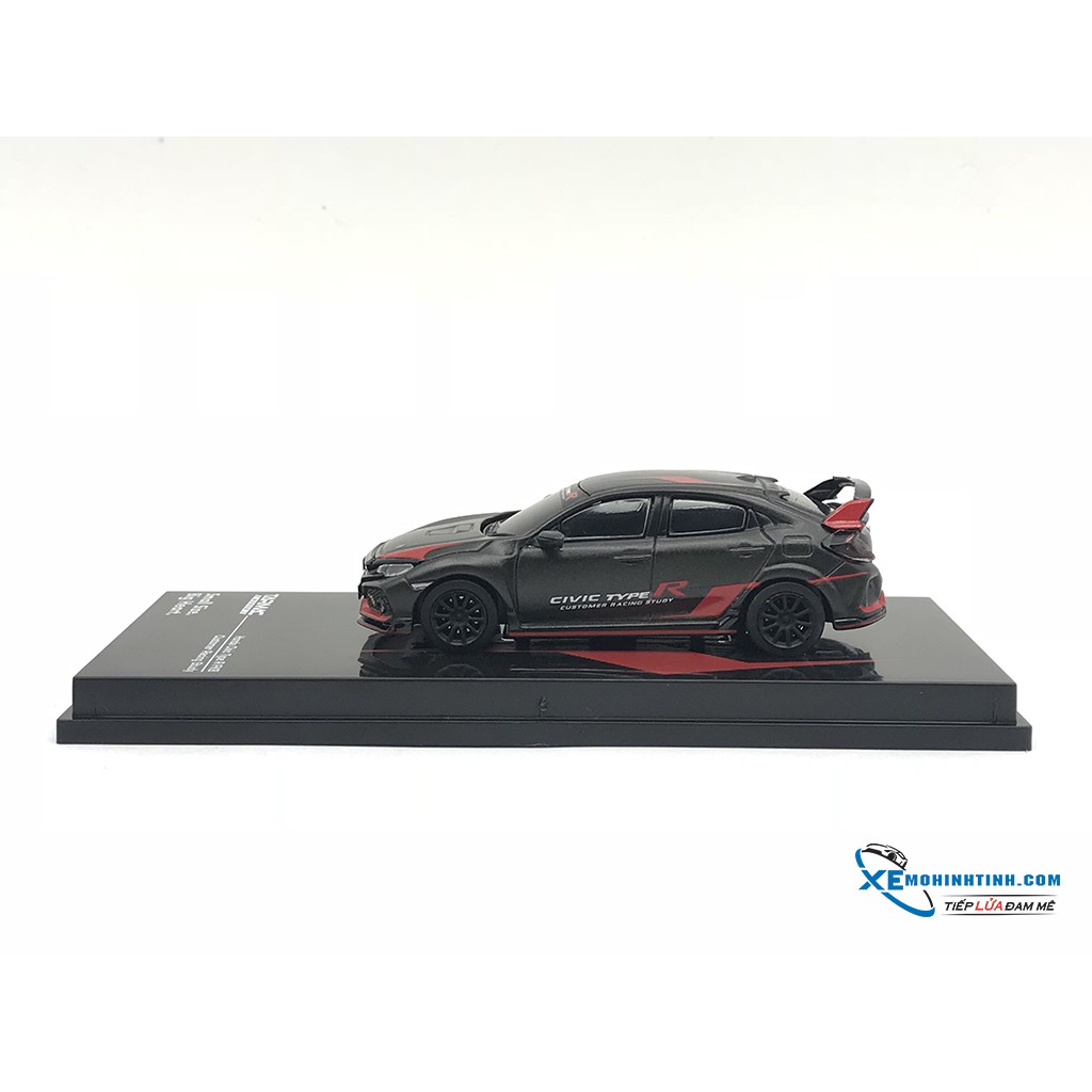 Xe Mô Hình Honda Civic Type R FK8 Customer Racing Study 1:64 Tarmac Works ( Đen Nhám )