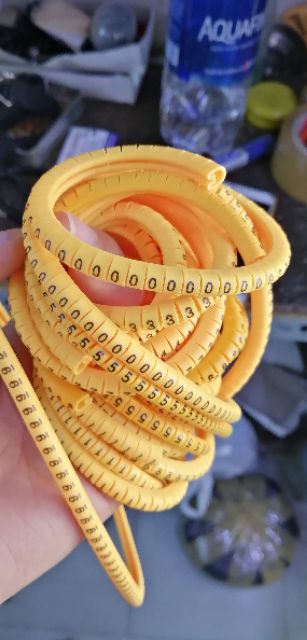 Vòng đánh số dây cáp line từ 0 đến 9