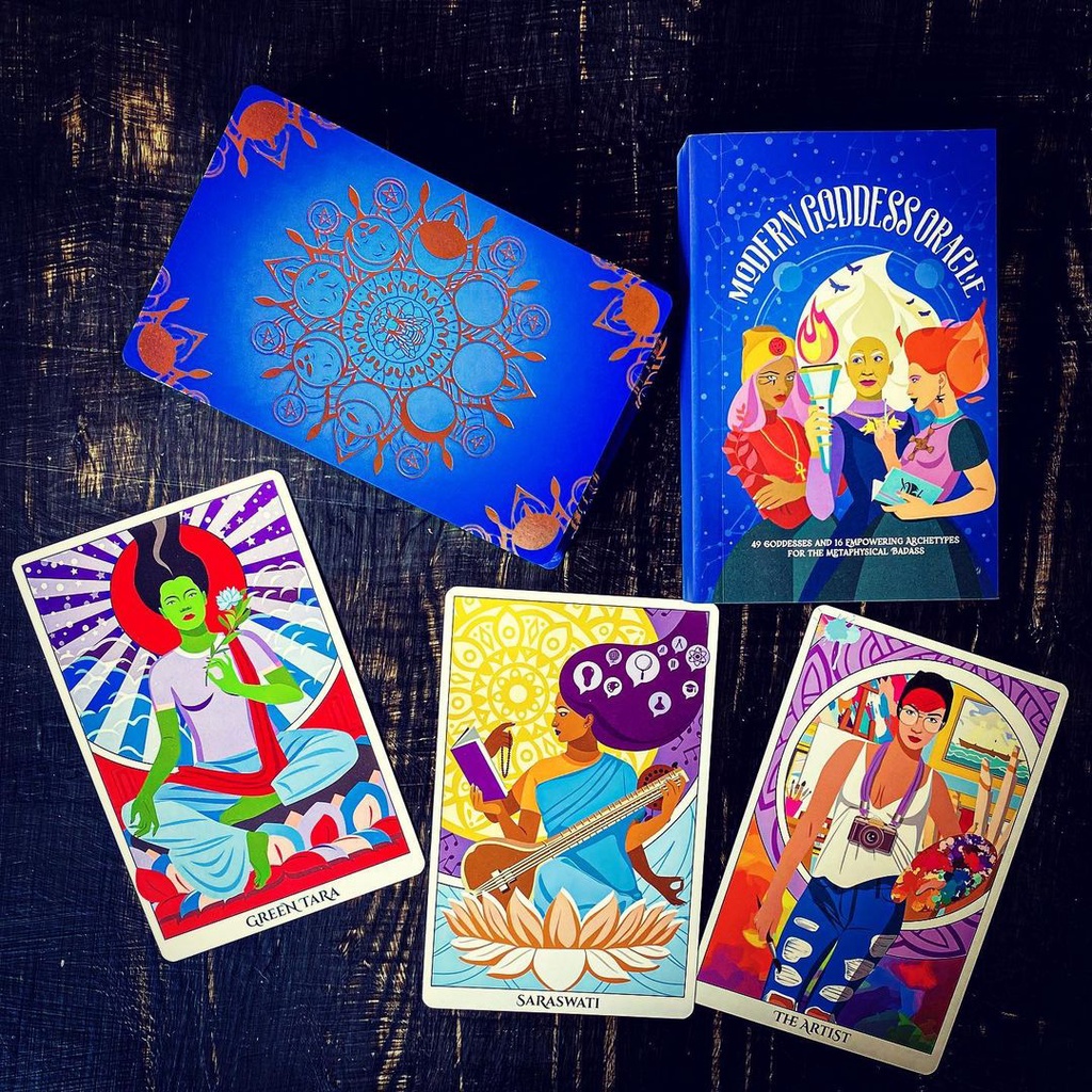 Bộ Bài Modern Goddess Oracle (Mystic House Tarot Shop) - Bài Gốc Authentic Chính Hãng 100%