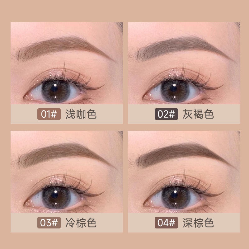 Bút Kẻ Lông Mày 4 Màu Sắc Tùy Chọn Chống Thấm Nước Lâu Trôi Trang Điểm Tự Nhiên