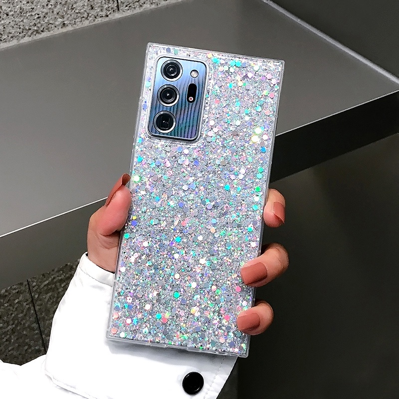 Glitter Bling Soft Silicone Case Samsung Galaxy A21S A51 A71 4G NOTE20 NOTE20PLUS S30 S21 S30plus S21PLUS S30Ultra s21Ultra S20PLUS S11 S20FE S21FE A12 Cover