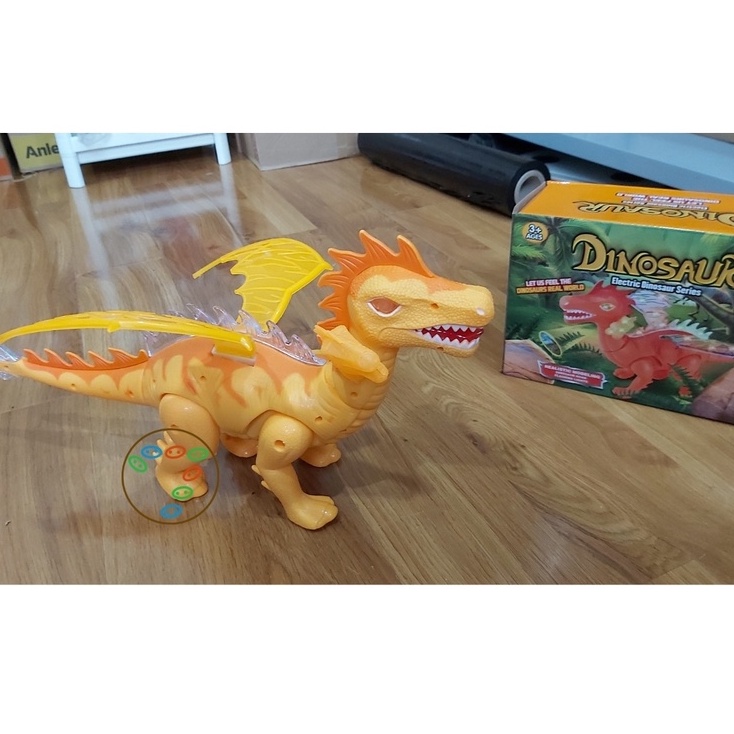 Khủng long 3 đầu Electric Dinosaur Series + tặng kèm 3 pin AA