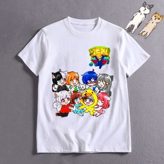 Áo thun chibi toàn bộ thành viên hero team mini word