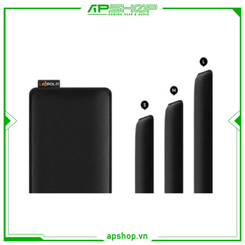 Kê Tay Bàn Phím Cơ Leopold Alcantana Wristrest- HÀNG CHÍNH HÃNG- LEO-WR-ABK/S