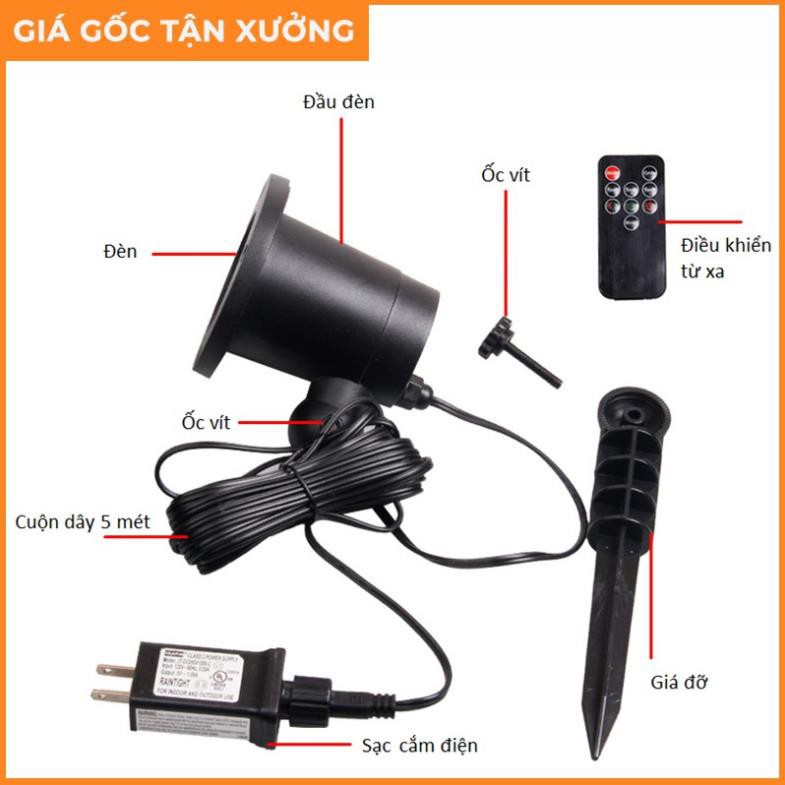 [CN88] Đèn laser sân khấu tự xoay[FREE SHIP]Chuyên dụng cho việc trang trí sân vườn, cảnh quan ngoài trời