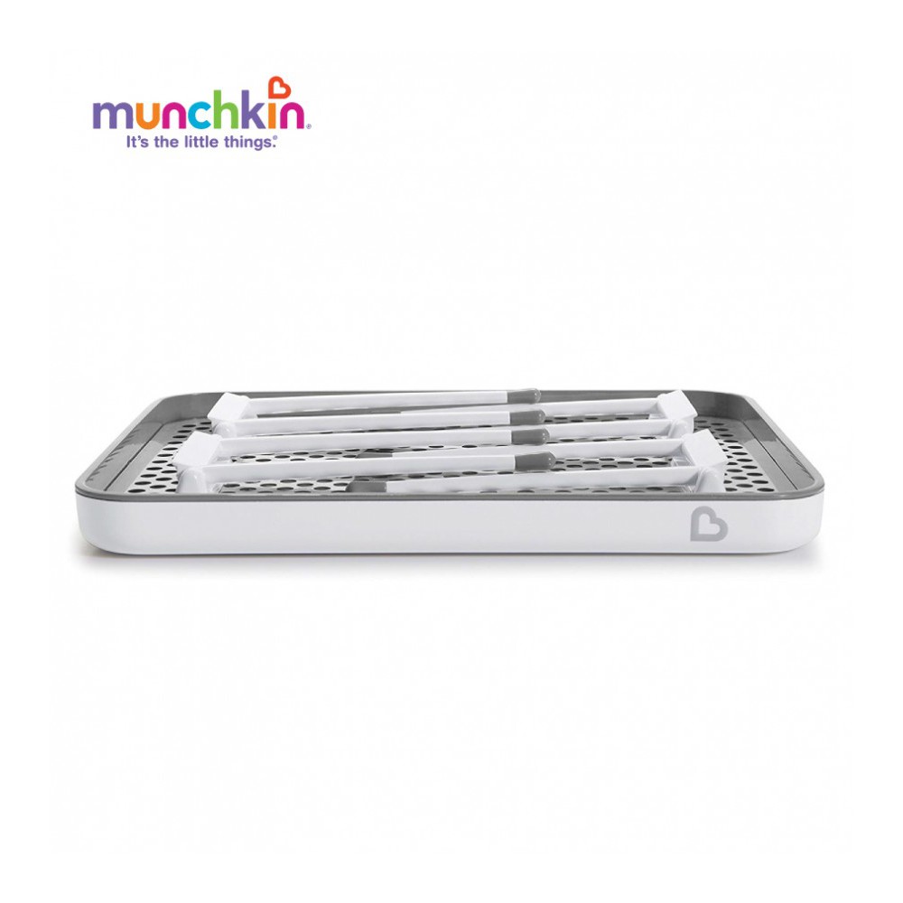 Giá úp bình sữa inox Munchkin siêu chắc chắn, siêu bền, siêu sạch