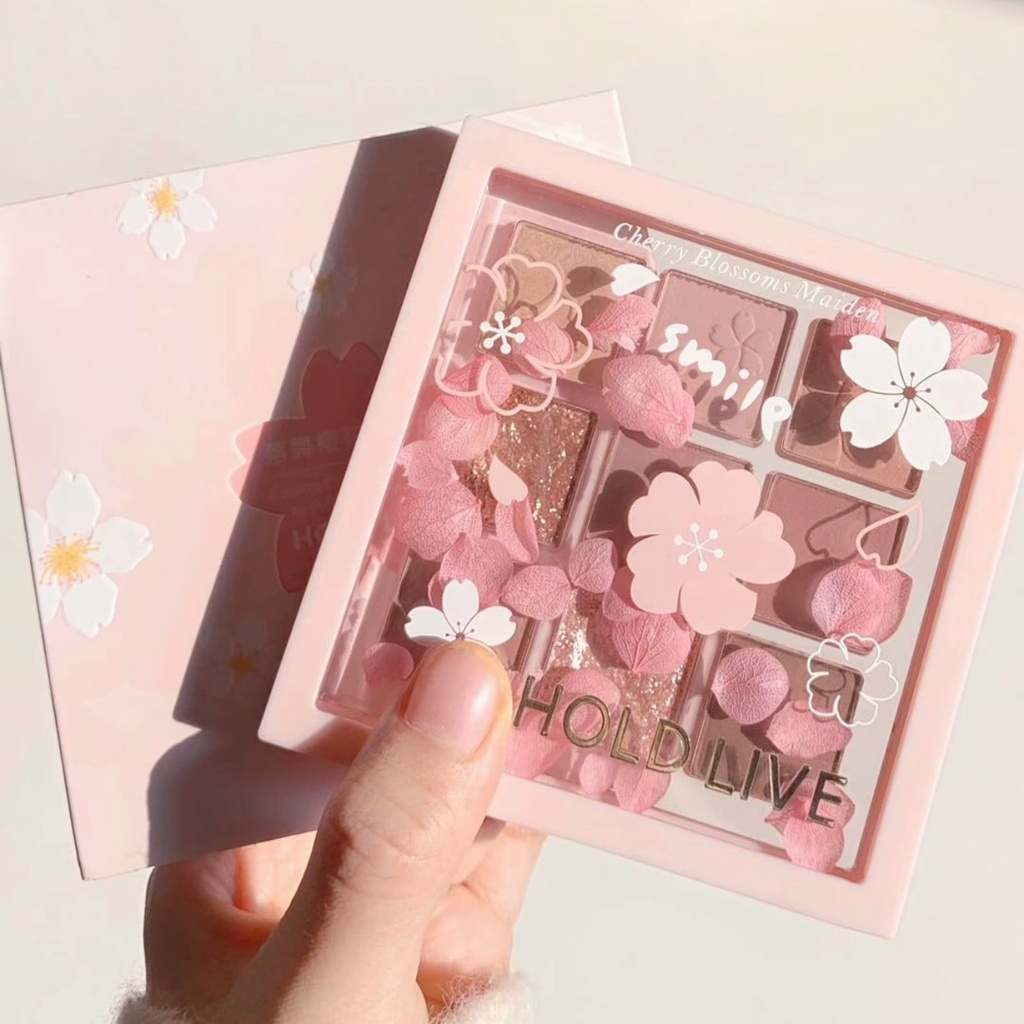 Bảng mắt 9 ô Hold Live Flowers Sakura