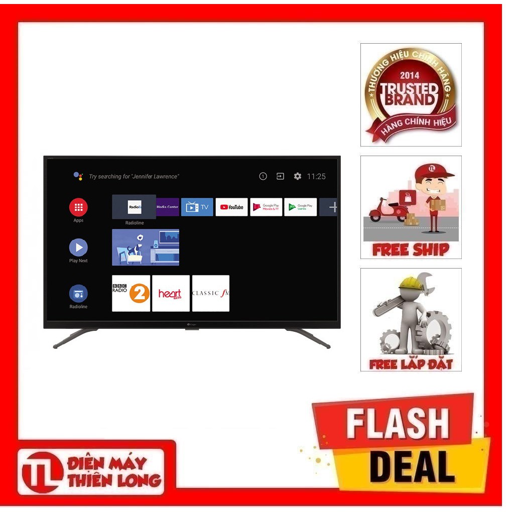 Android Tivi Casper 50 inch 50UG6100(CHỈ GIAO HÀNG TẠI HỒ CHÍ MINH)