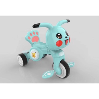 Xe đạp 3 bánh pikachu  cho bé có nhạc và đèn điện. Nhấp nháy