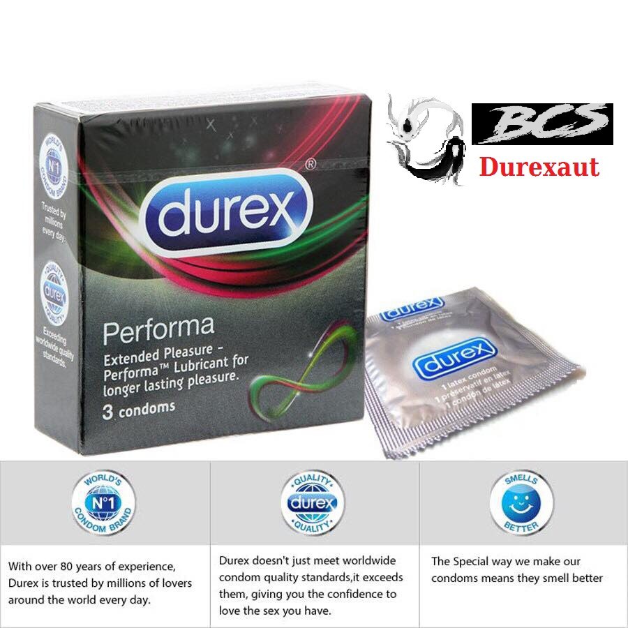 Bao Cao Su Durex Performa (3 Cai Bcs/ Hop)