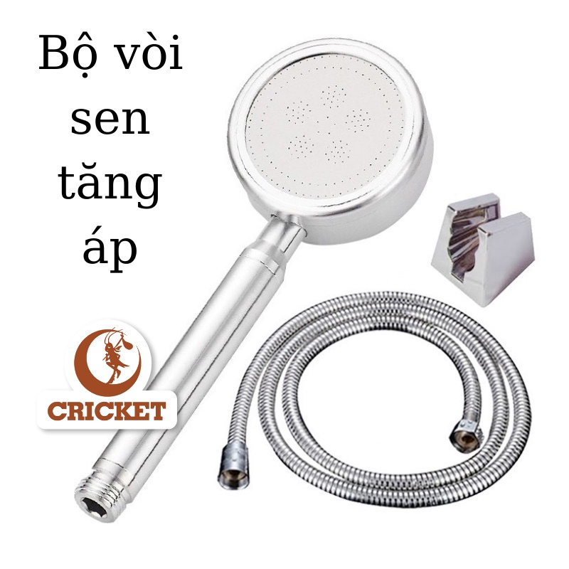 Bộ vòi sen tắm TĂNG ÁP NHÔM cứng (KB003) - Vòi tăng áp siêu mạnh cải thiện tới 400% tia mịn massage [ HÀNG CHÍNH HÃNG]