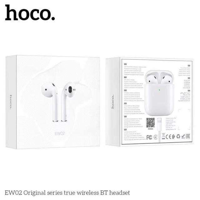 Tai nghe Bluetooth TWS mini Hoco EW02 V5.0, hỗ trợ định vị, Pop-Up, đổi tên, cảm ứng đa điểm - CHÍNH HÃNG