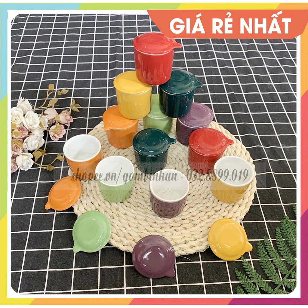 CỐC GỐM SỨ LÀM CARAMEN / SỮA CHUA / CHƯNG YÊN / BÁNH FLAN ĐẸP NHẤT