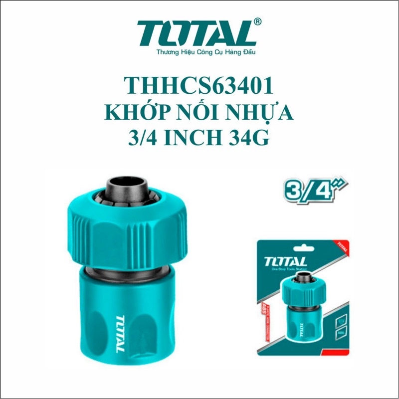 Khớp nối ống 3/4 inch TOTAL THHCS63401